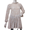 PlanD Branded FRILL COLLAR DRESS  (BEIGE ANIMAL) for Women