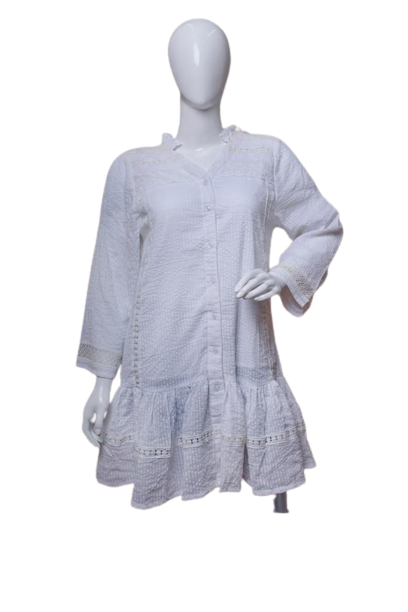 PREMIUM WHITE LACE DRESS