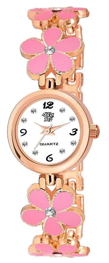 SWADESI STUFF Analogue White Dial Bracelet Watch for Women & Girls